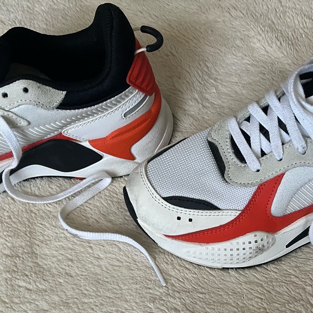 Puma Rs-X, Rs Running System-White Orange & Black - image 2